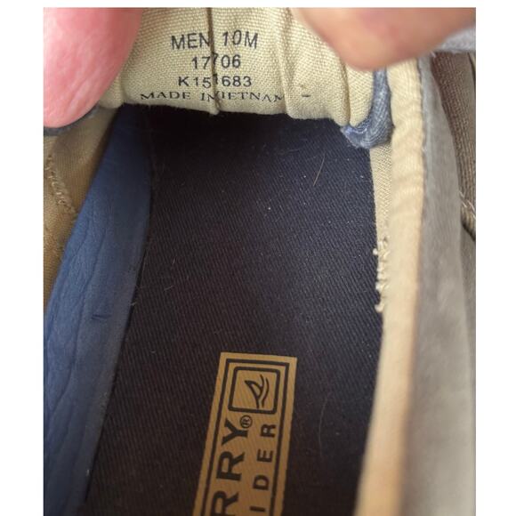 SPERRY Top-Sider Mens Shoes Dock Boat Sneakers 10M Gray Casual 1772706 - Picture 8 of 8